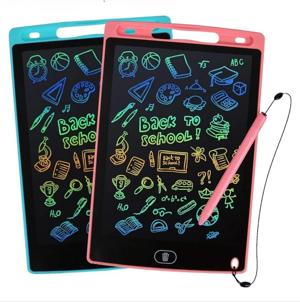 LCD Writing Tablet - Multi-Color Set Red And Blue - Picture 6 of 10